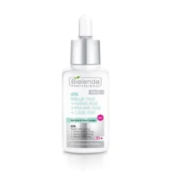 Bielenda Professional Anti-Acne 40% kwas salicylowy + kwas azelainowy + kwas migdałowy + kwas mlekowy pH 2 20+ 30g