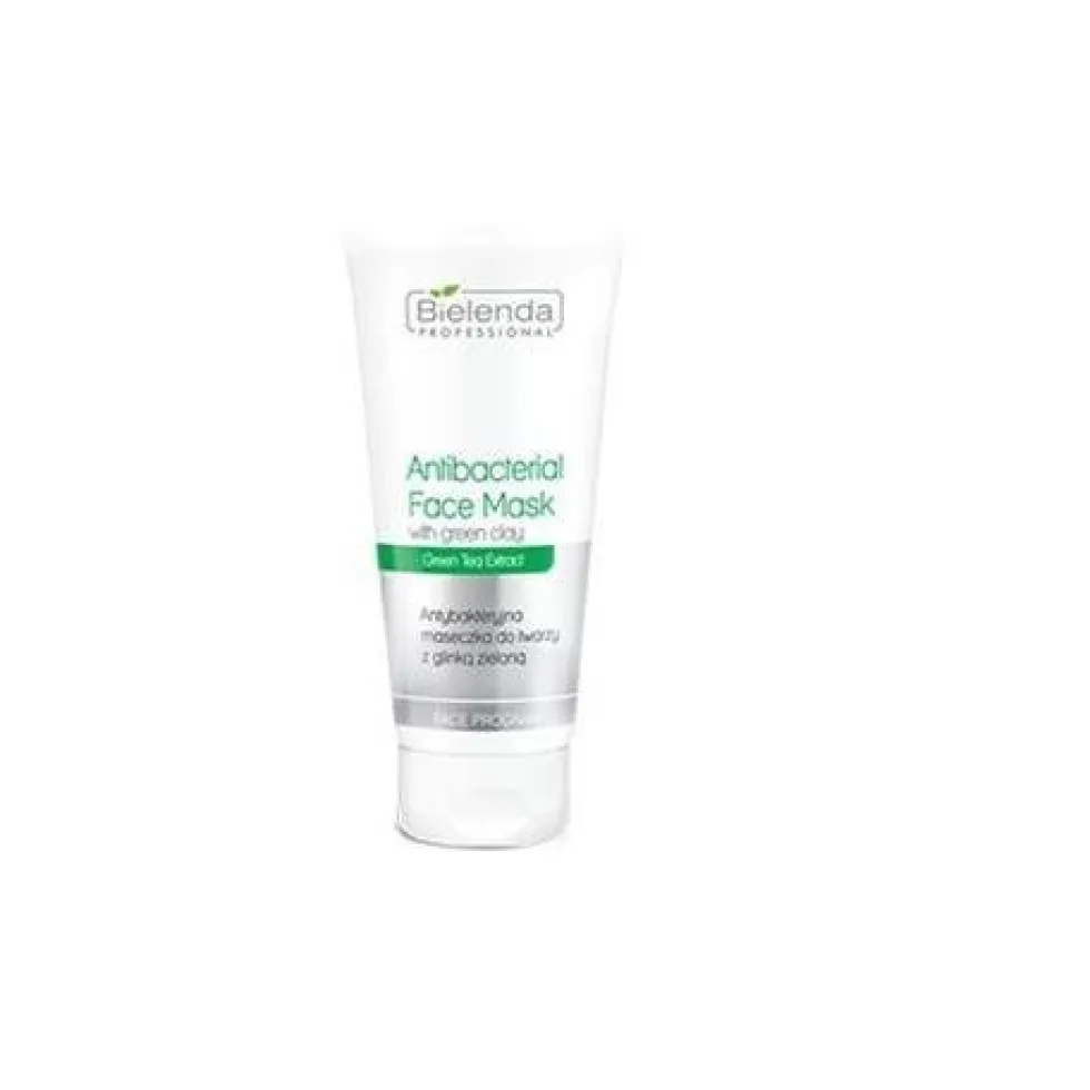Bielenda Professional Antibacterial Face Mask antybakteryjna maseczka do twarzy z glinką zieloną 150g