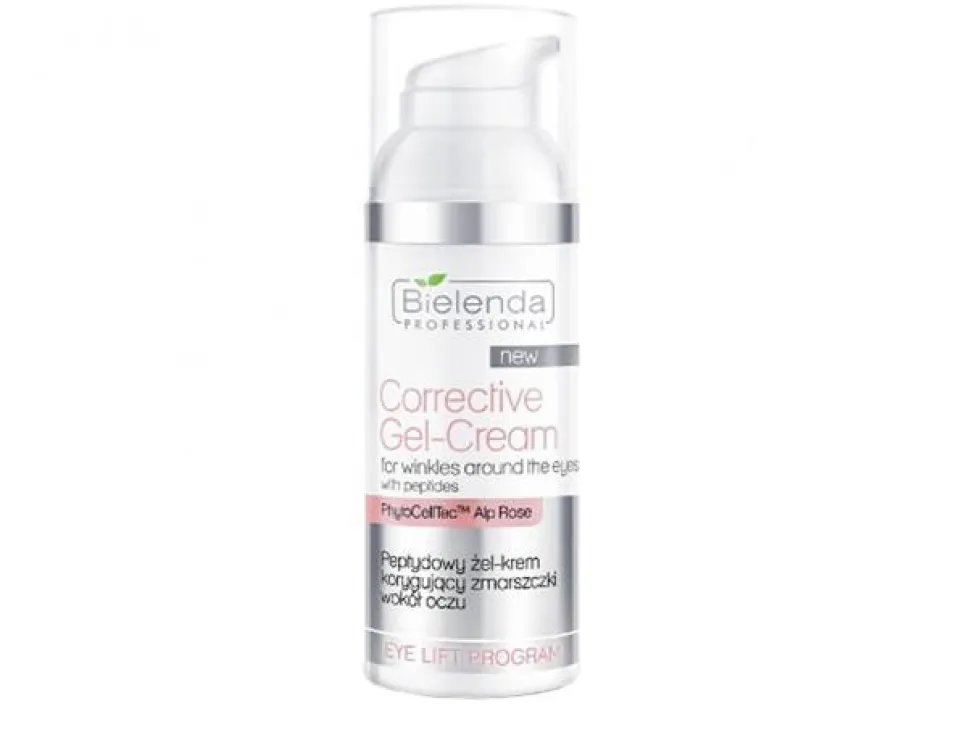 Bielenda Professional Eye Lift Program peptydowy żel-krem korygujący zmarszczki wokół oczu 50ml