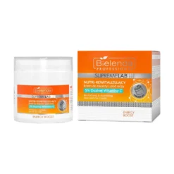 Bielenda Professional SupremeLab Energy Boost nutri-rewitalizujący krem do twarzy i pod oczy 5% podwójnej witaminy C 40ml