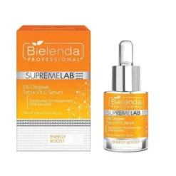 Bielenda Professional SupremeLab Energy Boost 5 % olejowe Tetra-Vit C serum 15ml