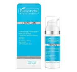 Bielenda Professional SupremeLab Hydra-Hyal2 Injection SPF15 nawadniająco-liftingujący krem do twarzy z kwasem hialuronowym 50ml