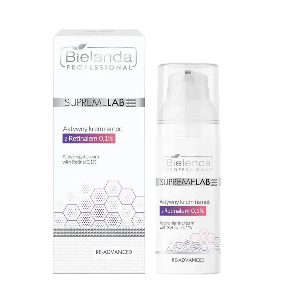 Bielenda Professional SupremeLab Re-Advanced aktywny krem na noc z Retinalem 50ml