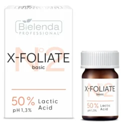 Bielenda Professional X-Foliate Basic kwas mlekowy 50% 5ml