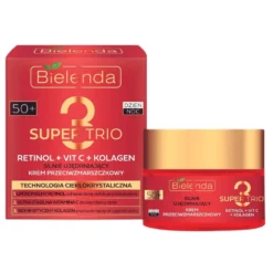 Bielenda Super Trio silnie ujędrniający krem przeciwzmarszczkowy 50+ 50ml