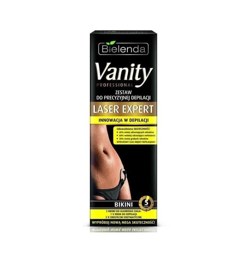 Bielenda Vanity Professional Laser Expert zestaw do precyzyjnej depilacji bikini 100ml