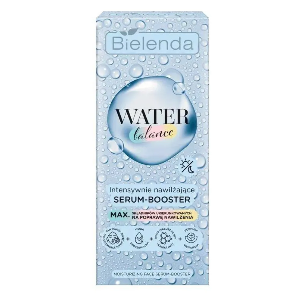 Bielenda Water Balance intensywnie nawilżające serum-booster do twarzy 30g