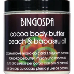 BingoSpa Brzoskwiniowe masło do ciała z olejkiem babassu 250g
