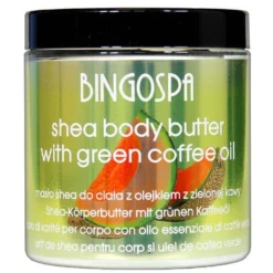 BingoSpa Masło shea do ciała z olejkiem z zielonej kawy 250g