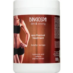 BingoSpa Termiczny zabieg SPA z kwasem hialuronowym kofeiną i aromatem paprykowym Slim&Strong 1000g