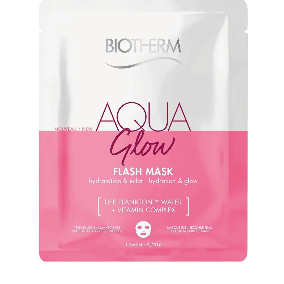 Biotherm Aqua Glow Flash Mask nawilżająca maseczka w płachcie do twarzy 31g