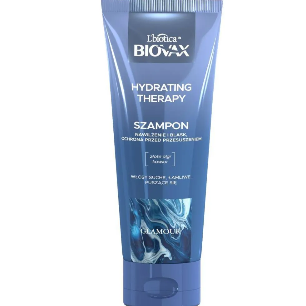 BIOVAX Glamour Hydrating Therapy nawilżający szampon do włosów 200ml