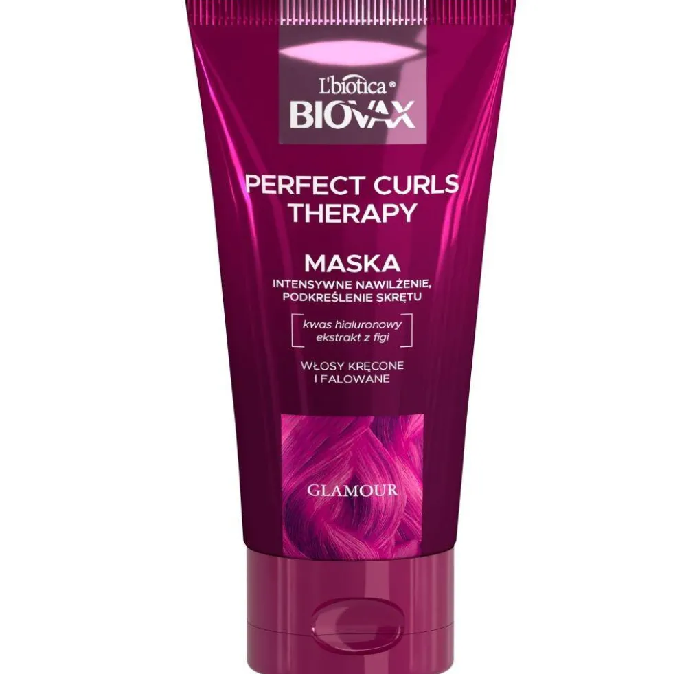 BIOVAX Glamour Perfect Curls Therapy intensywnie nawilżająca maska do włosów kręconych i falowanych 150ml