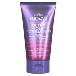 BIOVAX Ultra Violet intensywnie regenerująca maseczka tonująca do włosów blond i siwych 150ml