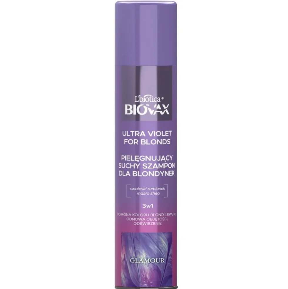 BIOVAX Ultra Violet suchy szampon dla blondynek 200ml