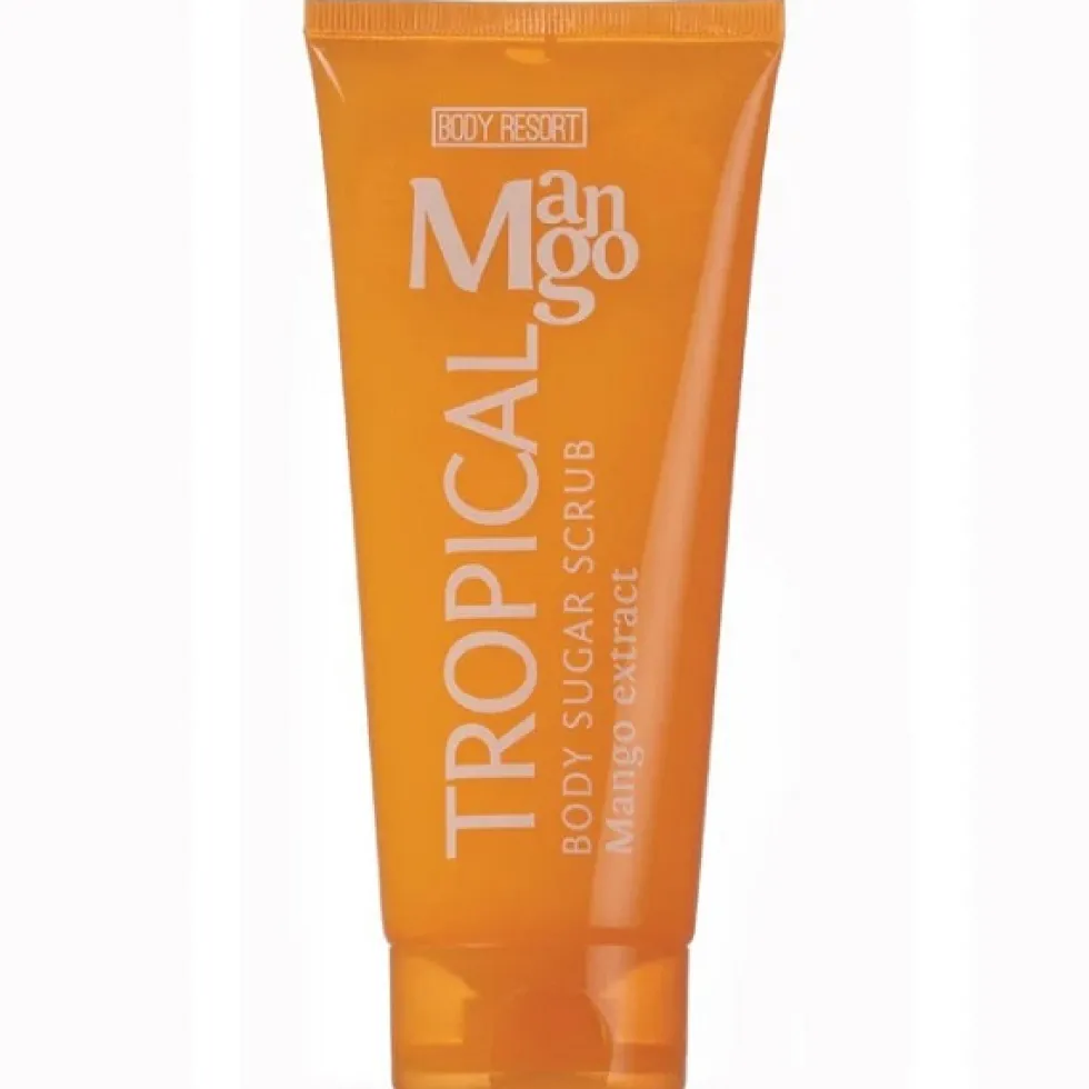 Body Resort Orange cukrowy peeling do ciała z ekstraktem z mango 250g