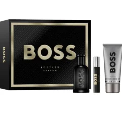 Boss Boss Bottled zestaw perfumy spray 100ml + żel pod prysznic 100ml + perfumy spray 10ml