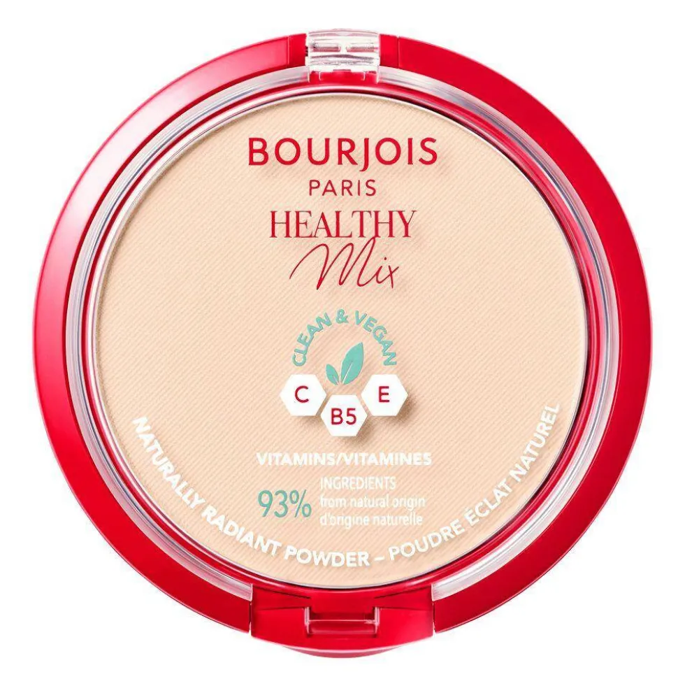 Bourjois Healthy Mix Clean wegański puder matujący 01 Ivory 11g