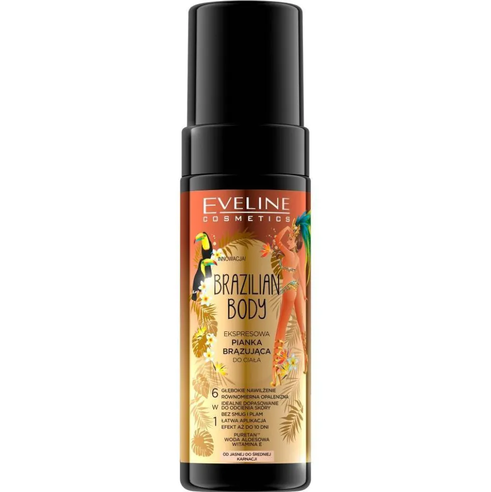 Brazilian Body ekspresowa pianka brązująca do ciała 6w1 150ml