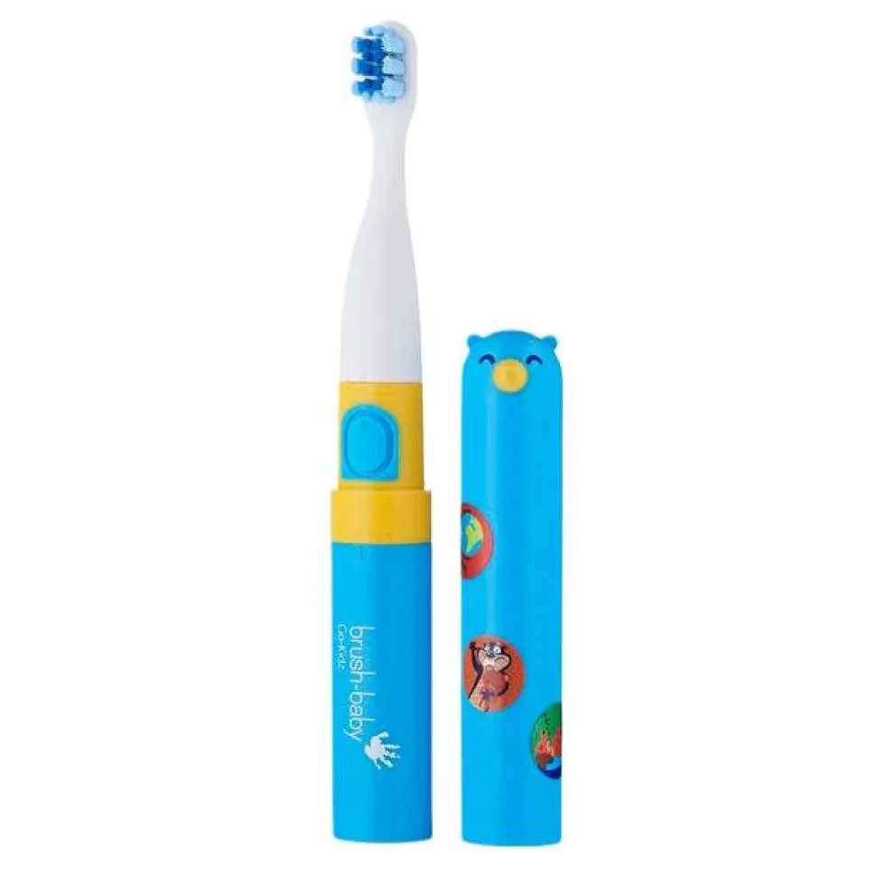 Brush-Baby Go-Kidz podróżna szczoteczka soniczna dla dzieci 3+ lat Blue/Pink