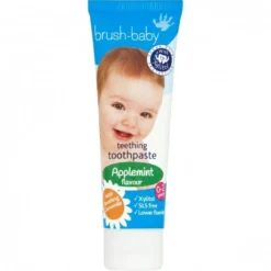 Brush-Baby Teething Toothpaste pasta do zębów dla dzieci 0-2l Applemint 50ml
