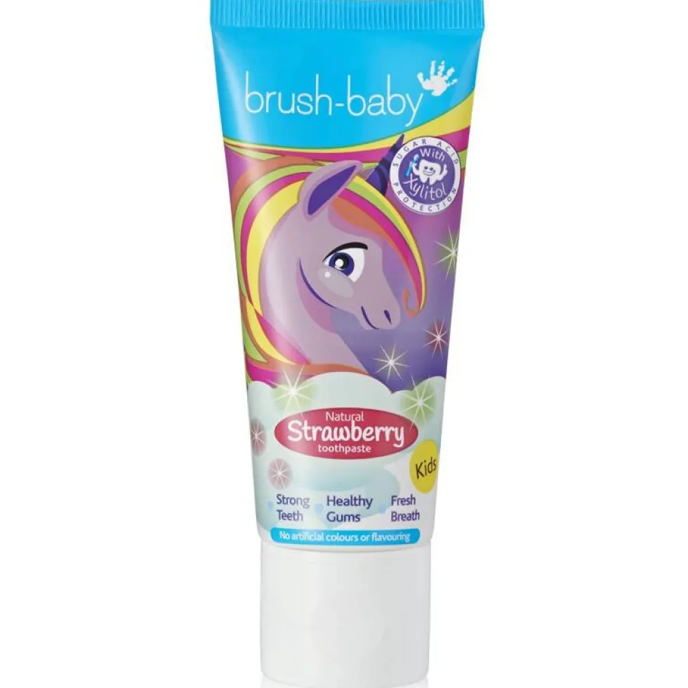 Brush-Baby Unicorn pasta do zębów dla dzieci 3+ Strawberry 50ml