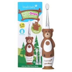 Brush-Baby WildOnes szczoteczka soniczna dla dzieci 0-10l Bernie Bear