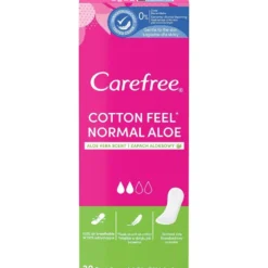 Carefree Cotton Feel Normal wkładki higieniczne zapach aloesowy 20szt