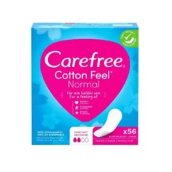 Carefree Cotton Feel wkładki higieniczne nieperfumowane Normal 56szt