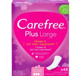 Carefree Plus Large wkładki higieniczne Light Scent 48szt.