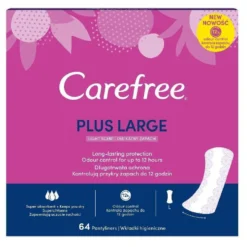 Carefree Plus Large wkładki higieniczne Light Scent 64szt.