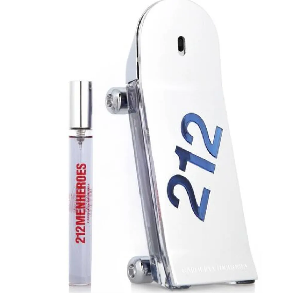 Carolina Herrera 212 Heroes Forever Young Men zestaw woda toaletowa spray 90ml + miniatura wody toaletowej 10ml