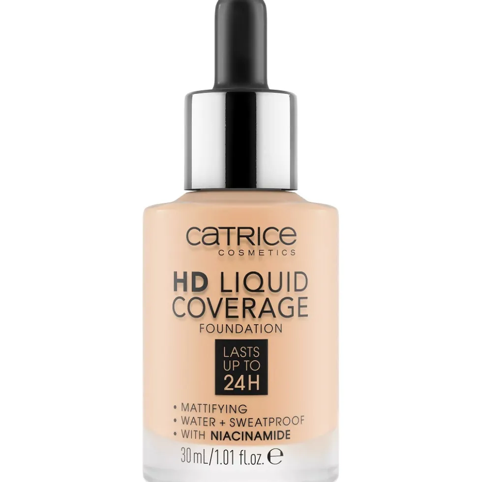 Catrice HD Liquid Coverage Foundation 24H matujący podkład do twarzy 005 Ivory Beige 30ml