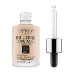 Catrice HD Liquid Coverage Foundation 24H matujący podkład do twarzy 010 Light Beige 30ml