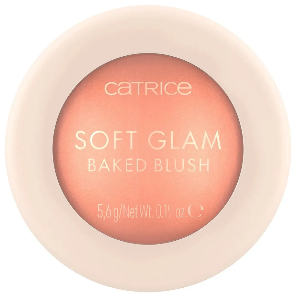 Catrice Soft Glam Baked Blush róż wypiekany rozświetlający 020 Peachy Breeze 5.6g