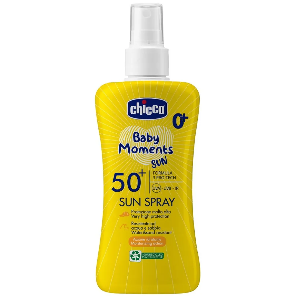 Chicco Baby Moments Sun spray do opalania SPF50+ 150ml