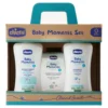 Chicco Baby Moments zestaw płyn do kąpieli 200ml + szampon 200ml + woda toaletowa 100ml