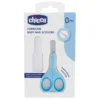 Chicco Baby Nail Scissors nożyczki z osłonką 0m+ Niebieskie