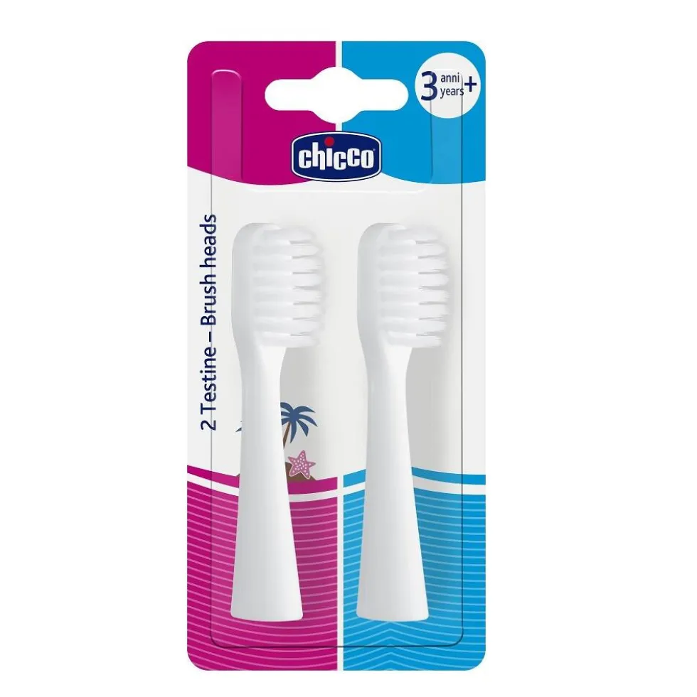 Chicco Główki do szczoteczki elektrycznej 36m+