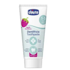 Chicco Toothpaste Pasta do zębów z fluorem 1000ppm o smaku truskawkowym 1-5l 50ml