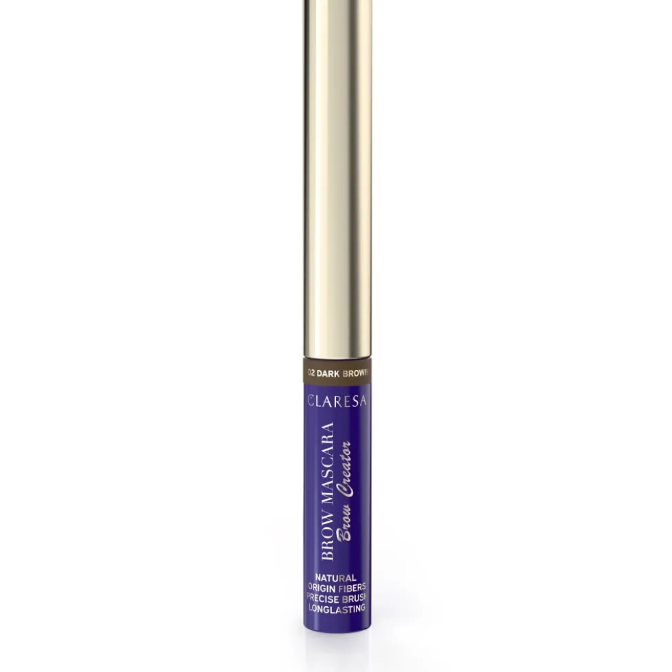 Claresa Brow Creator tusz do brwi 02 Dark Brown 6g
