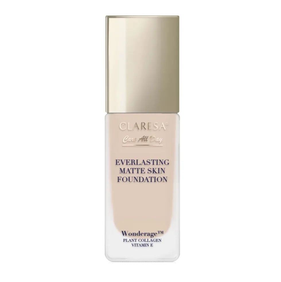 Claresa Care All Day Everlasting Matte Skin Foundation podkład matująco-wygładzający 03 Vanilla 32ml