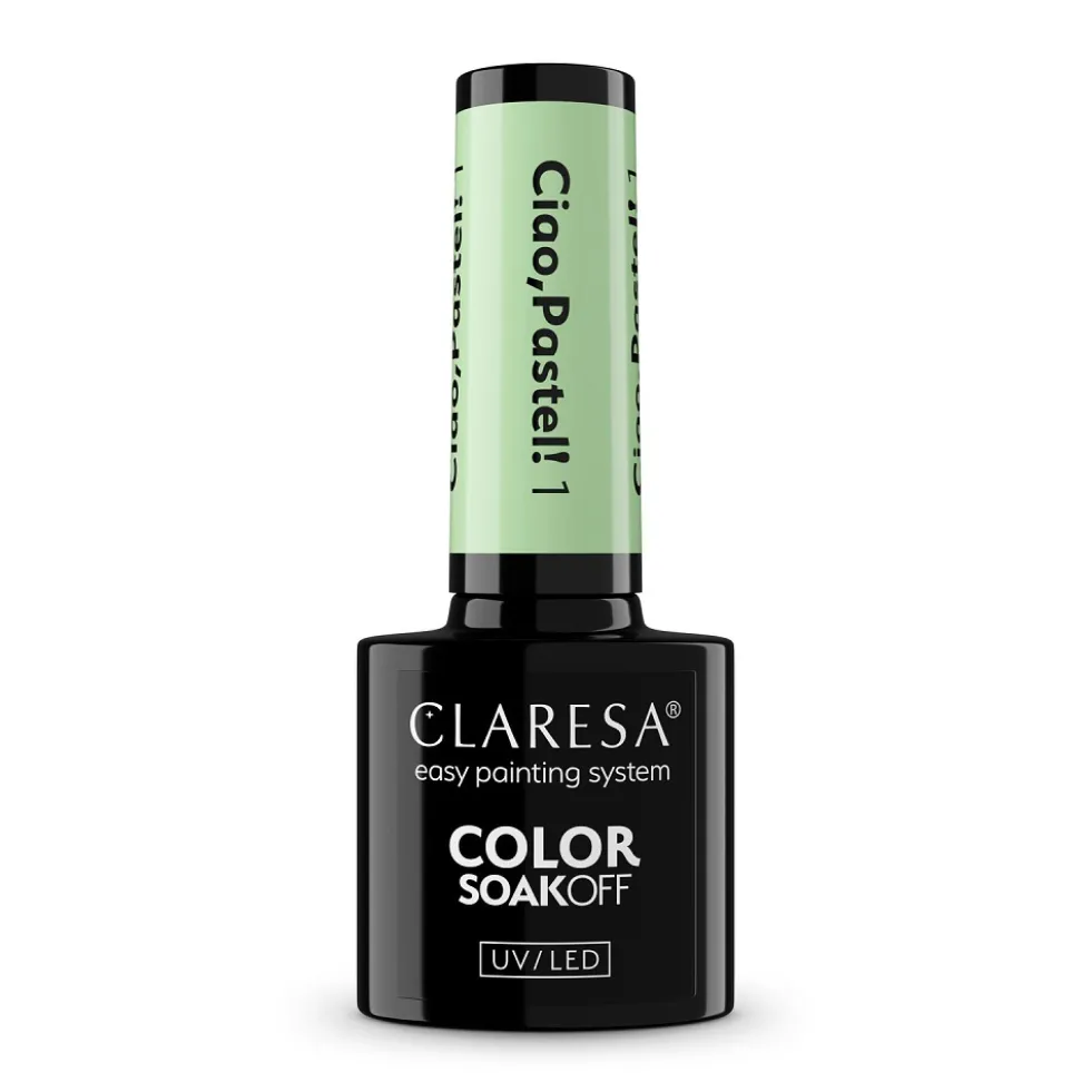 Claresa Color Soak Off UV/LED Ciao Pastel! lakier hybrydowy 1 5g