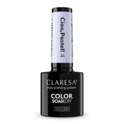 Claresa Color Soak Off UV/LED Ciao Pastel! lakier hybrydowy 4 5g