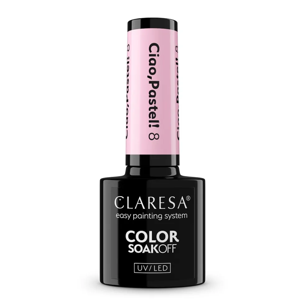 Claresa Color Soak Off UV/LED Ciao Pastel! lakier hybrydowy 8 5g