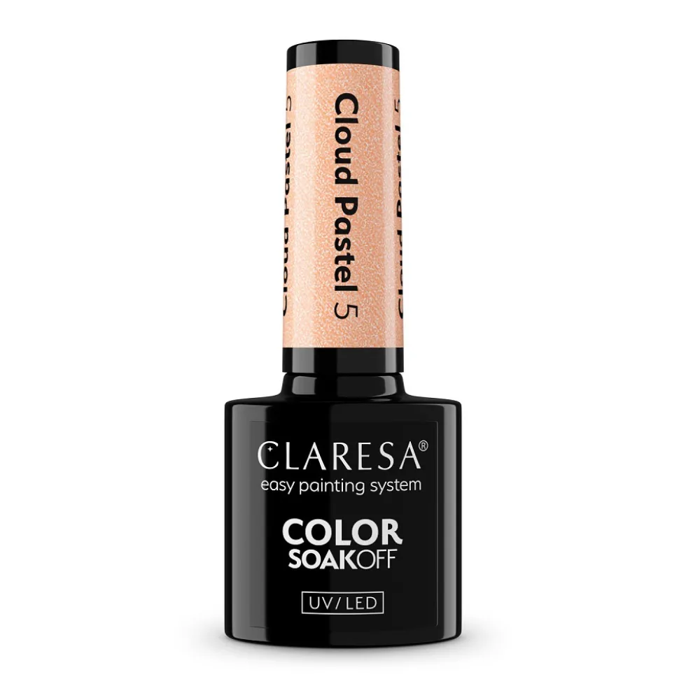 Claresa Color Soak Off UV/LED Cloud Pastel lakier hybrydowy 5 5g