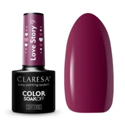 Claresa Color Soak Off UV/LED lakier hybrydowy Love Story 9 5g