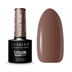 Claresa Color Soak Off UV/LED Perfect Nude lakier hybrydowy 3 5g