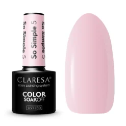 Claresa Color Soak Off UV/LED So Simple lakier hybrydowy 5 5g
