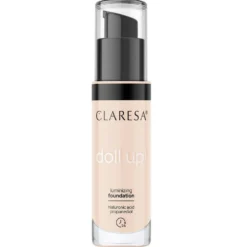 Claresa Doll Up! podkład rozświetlający do twarzy 03 Light-Medium 34g